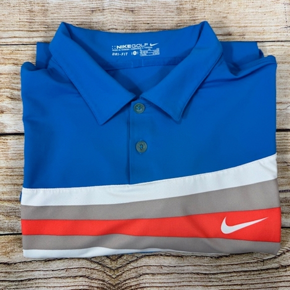 Nike Men's Blue Golf Polo Shirt Size XL - Picture 5 of 5